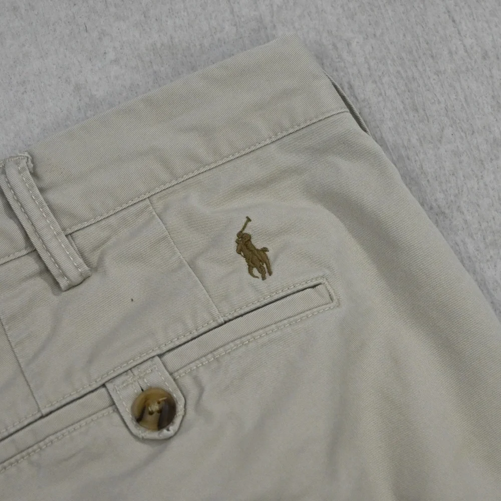 Polo Ralph‎ Lauren Chino Mens 38x30 Stretch Straight Fit Khaki Tan Pants